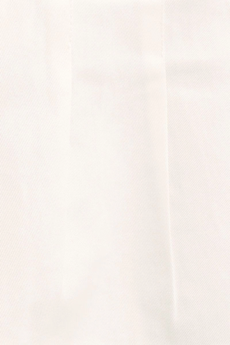 White Pleated Tennis Skirt