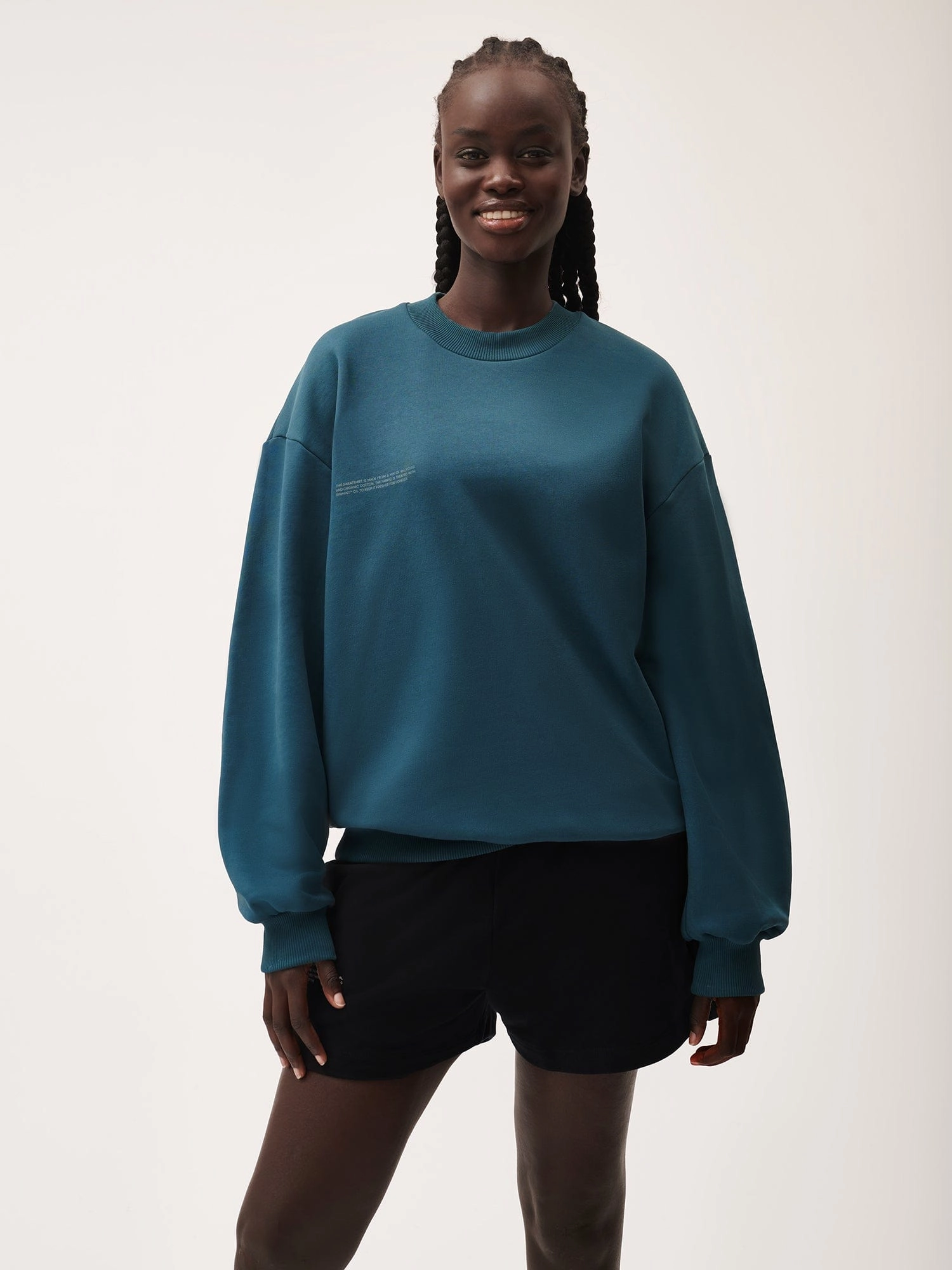 Womens DNA Sweatshirt—storm blue