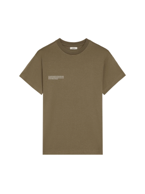 Womens In Conversion Cotton 365 T-shirt—carbon brown