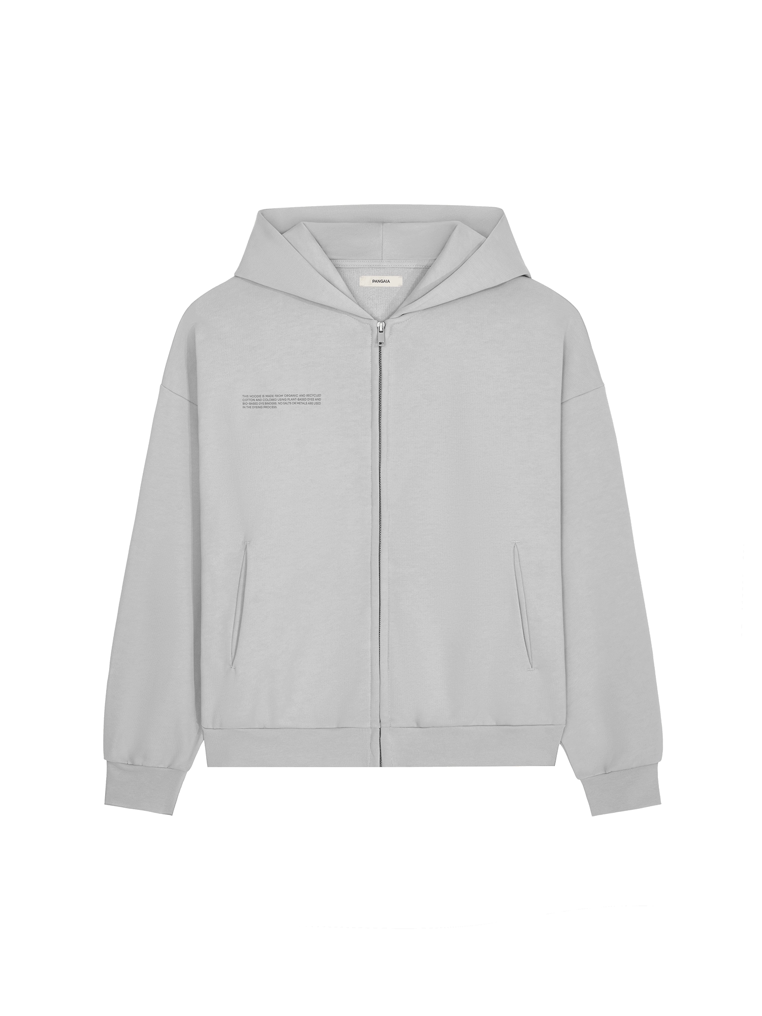 Womens Natural Dye Oversized Hoodie—midnight fog grey