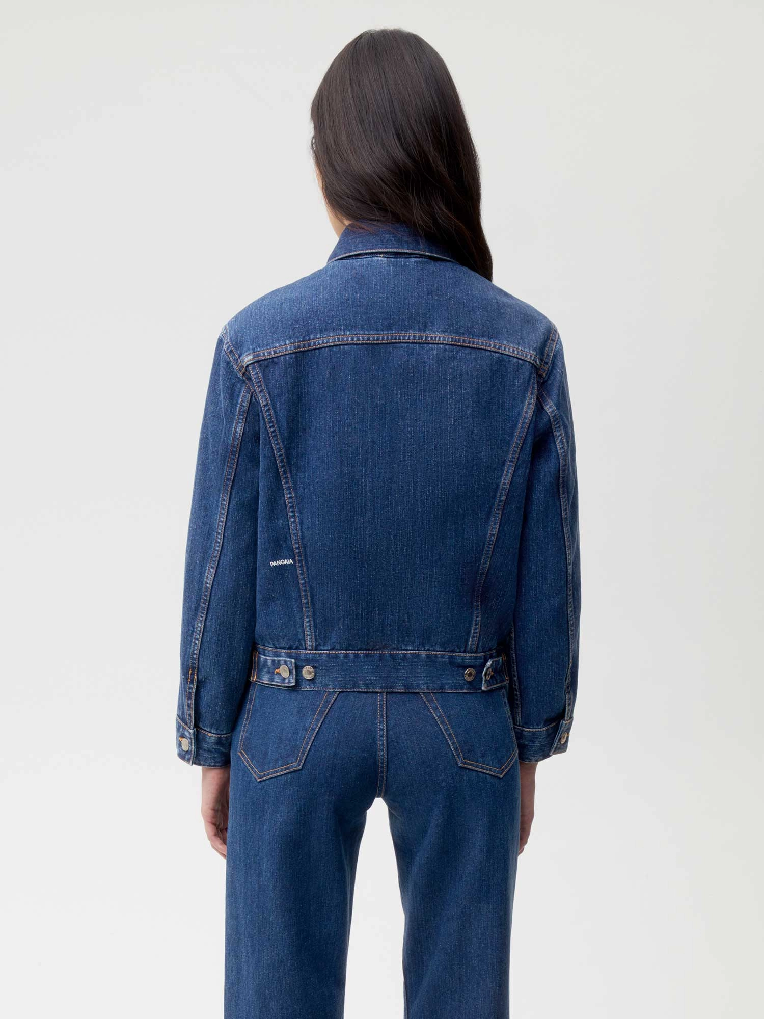 Womens Nettle Denim Jacket—mid wash