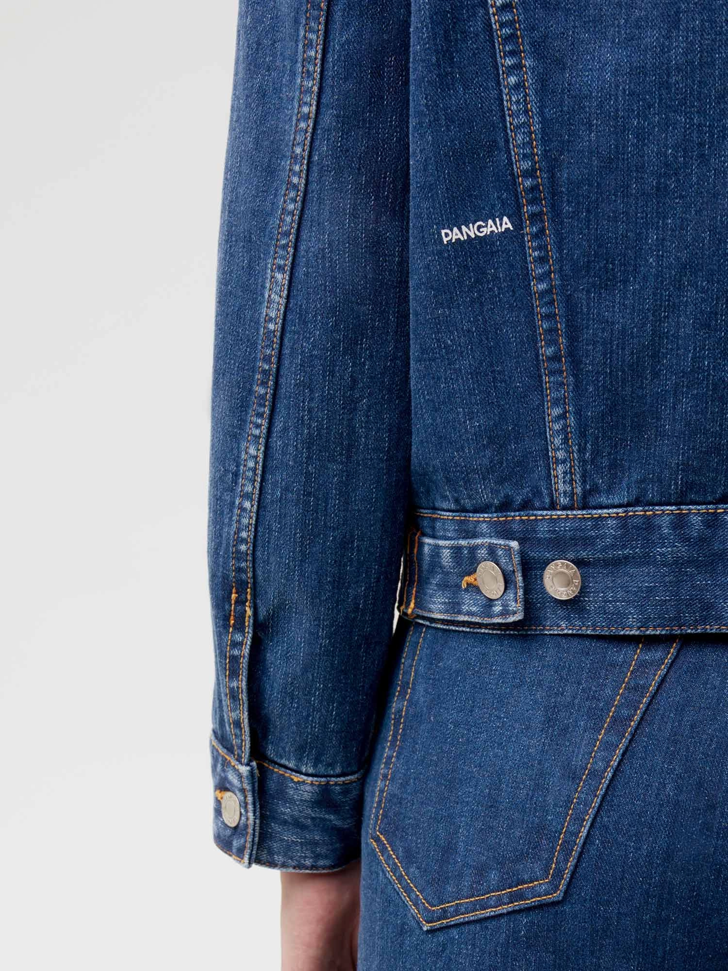 Womens Nettle Denim Jacket—mid wash