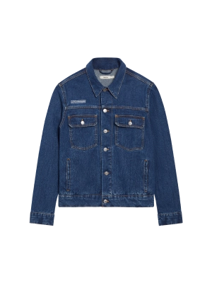 Womens Nettle Denim Jacket—mid wash