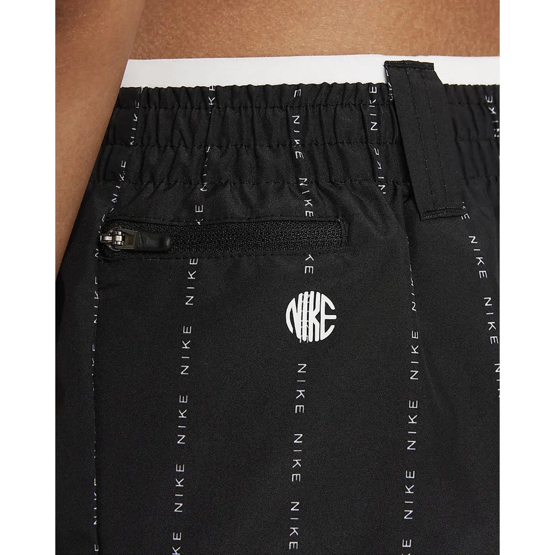 Womens Nike Dri-FIT Tempo Luxe Icon Clash - Black / White