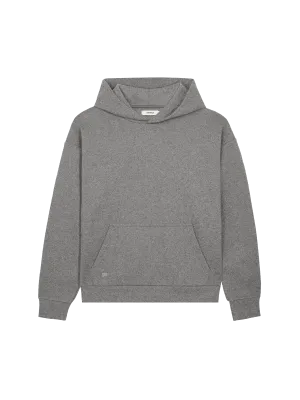 Womens Recycled Wool Jersey Hoodie—volcanic grey
