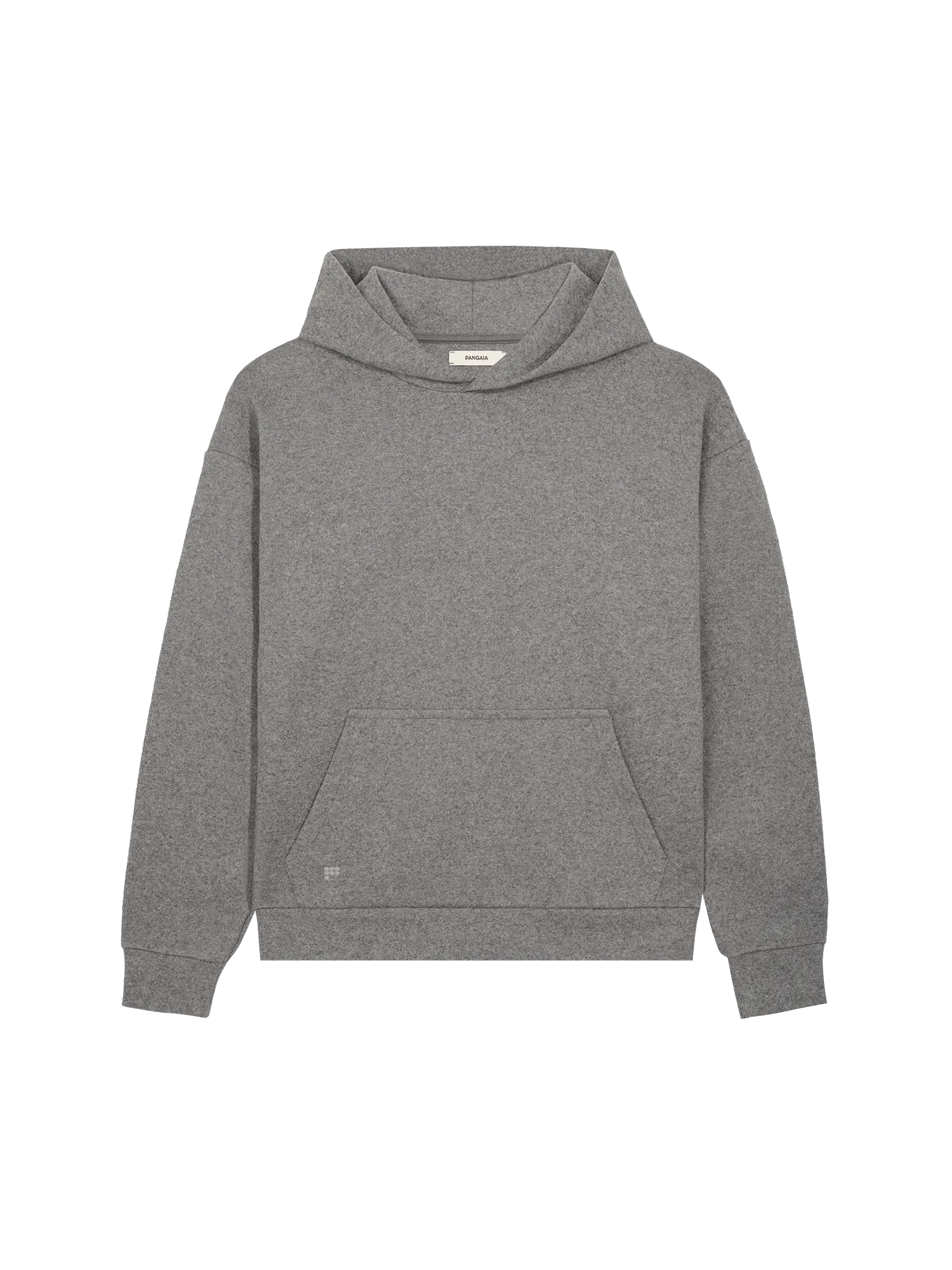Womens Recycled Wool Jersey Hoodie—volcanic grey