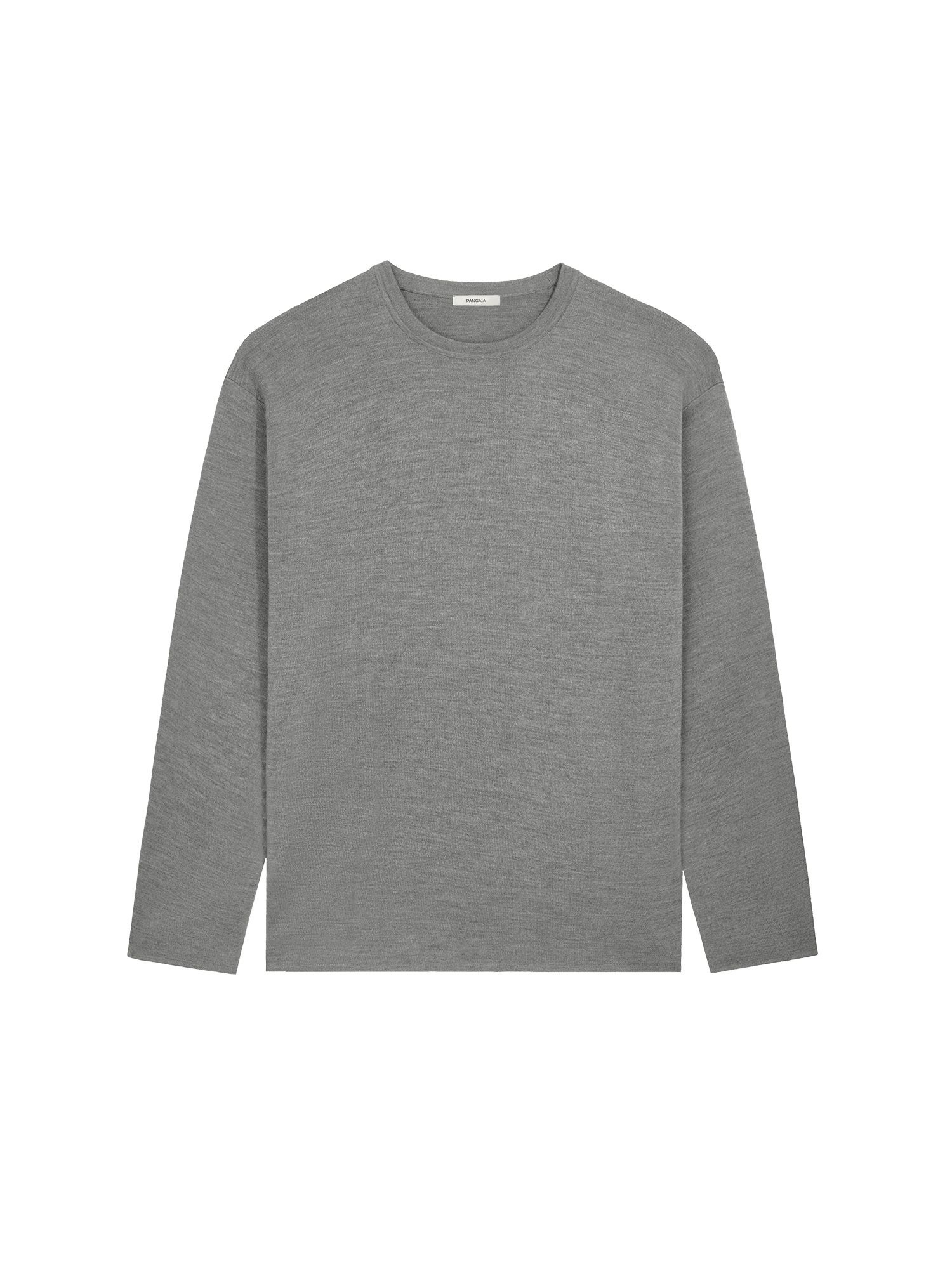 Womens Regenerative Merino Wool Sweater—grey marl