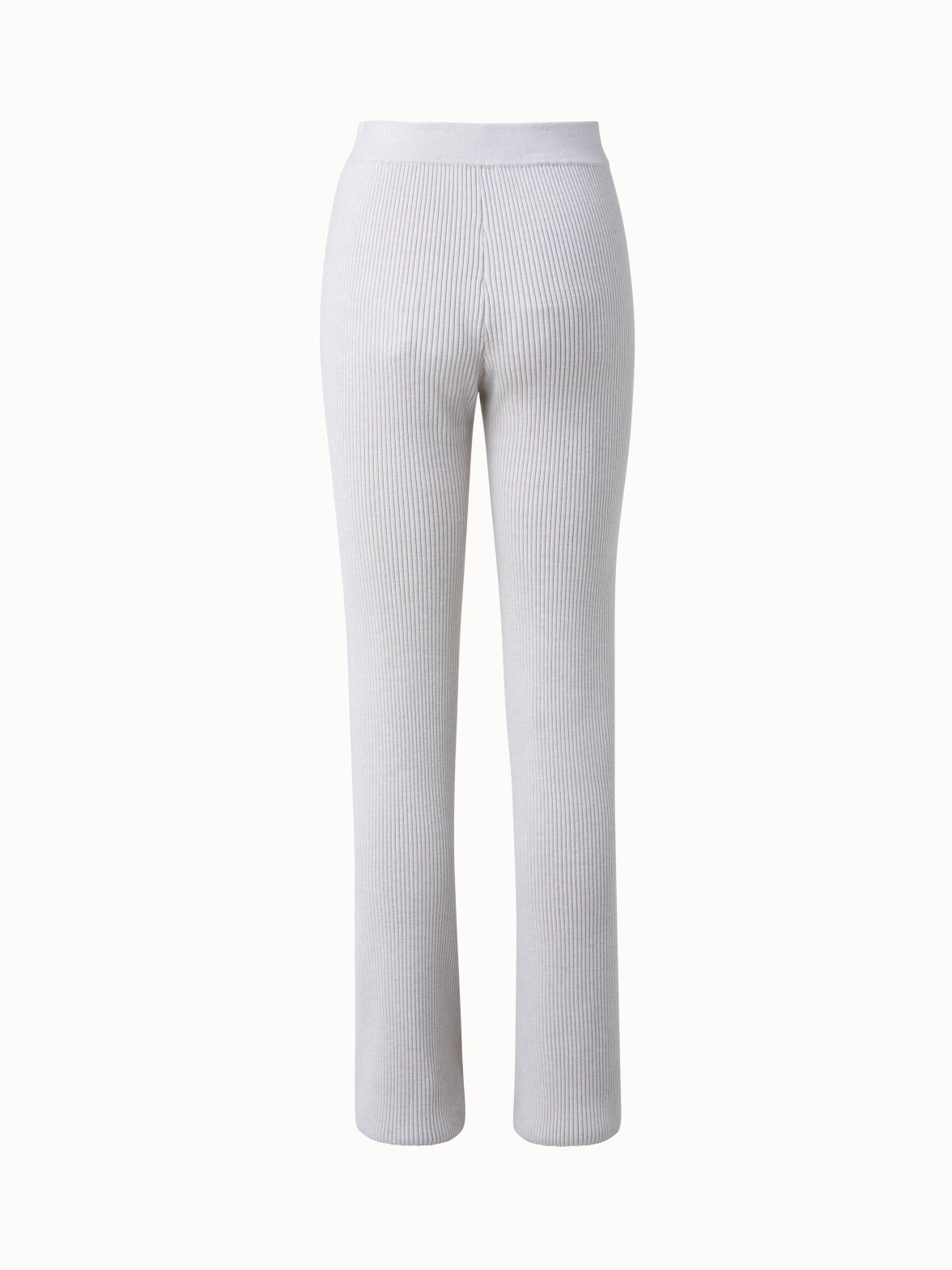 Wool Rib Knit Pants