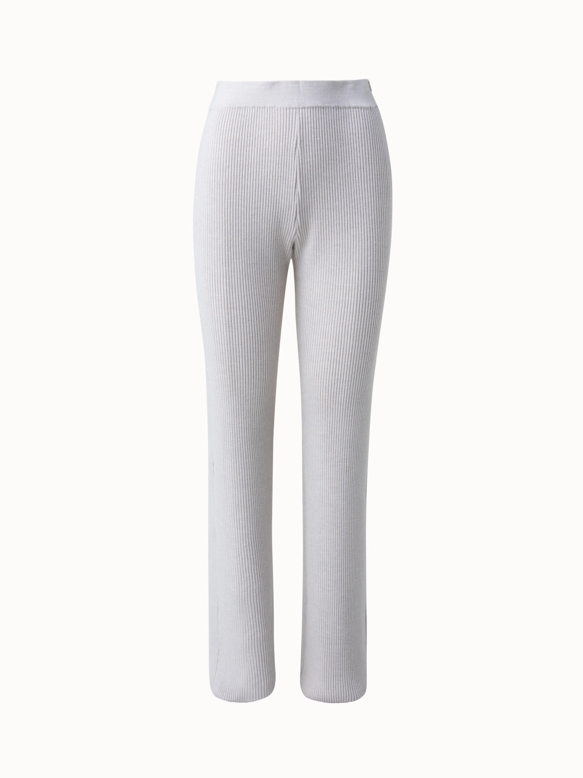 Wool Rib Knit Pants
