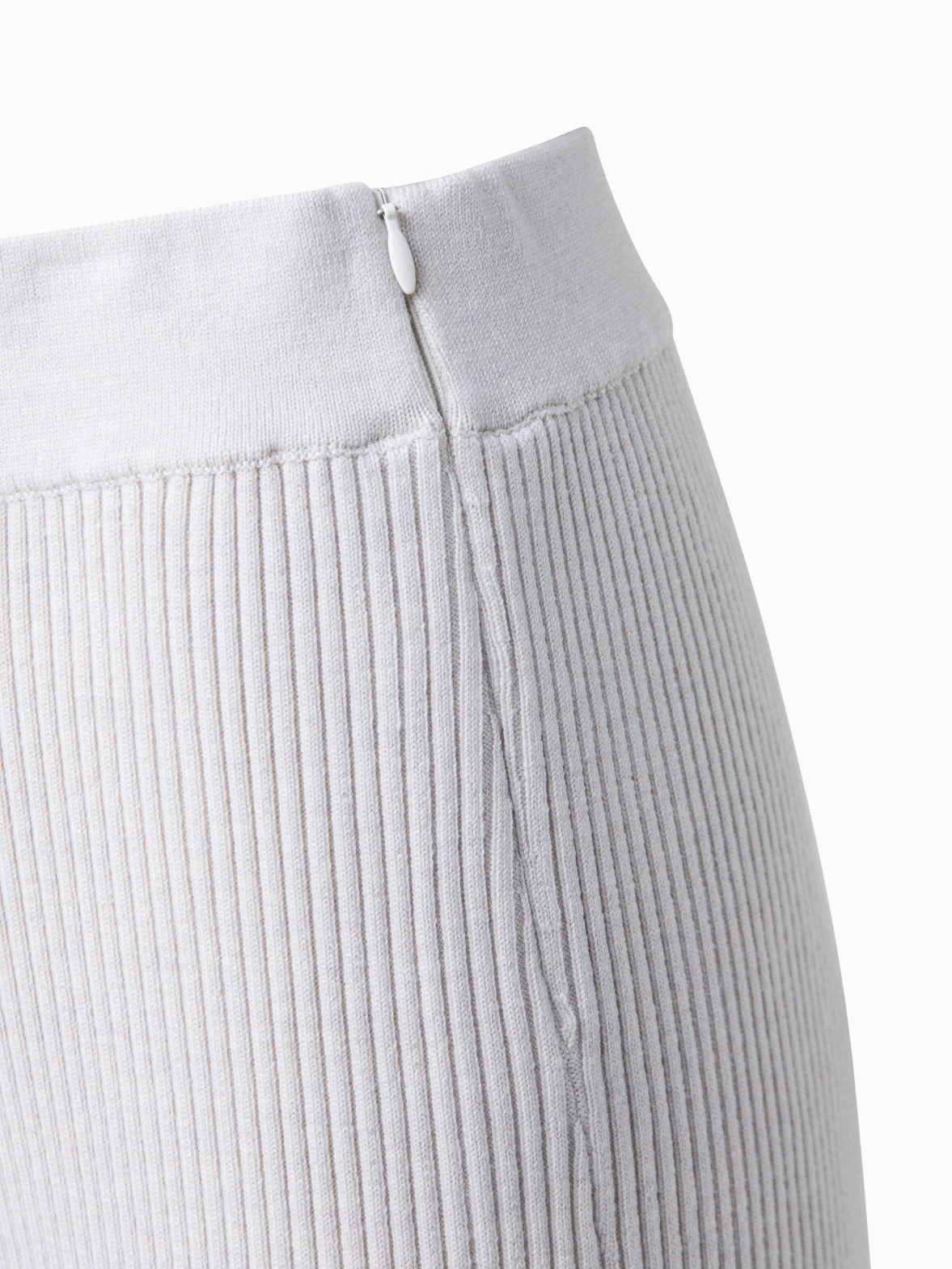 Wool Rib Knit Pants