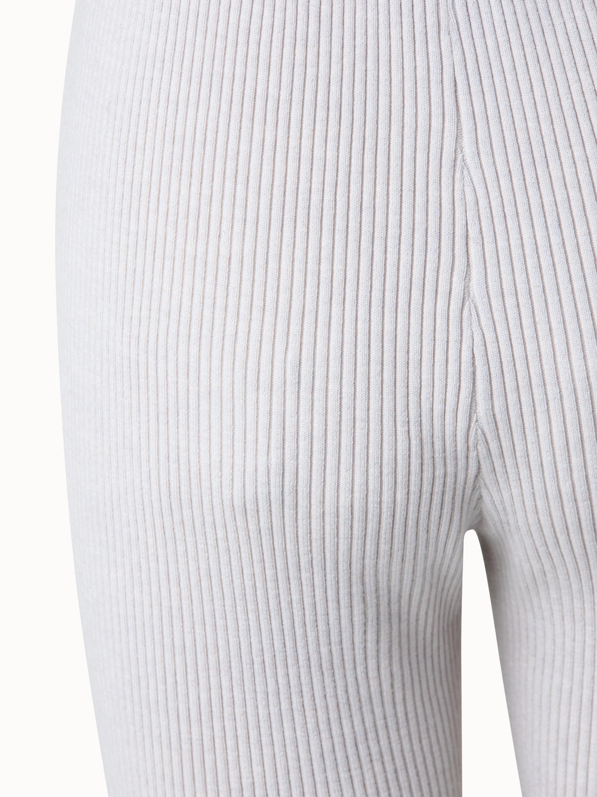 Wool Rib Knit Pants