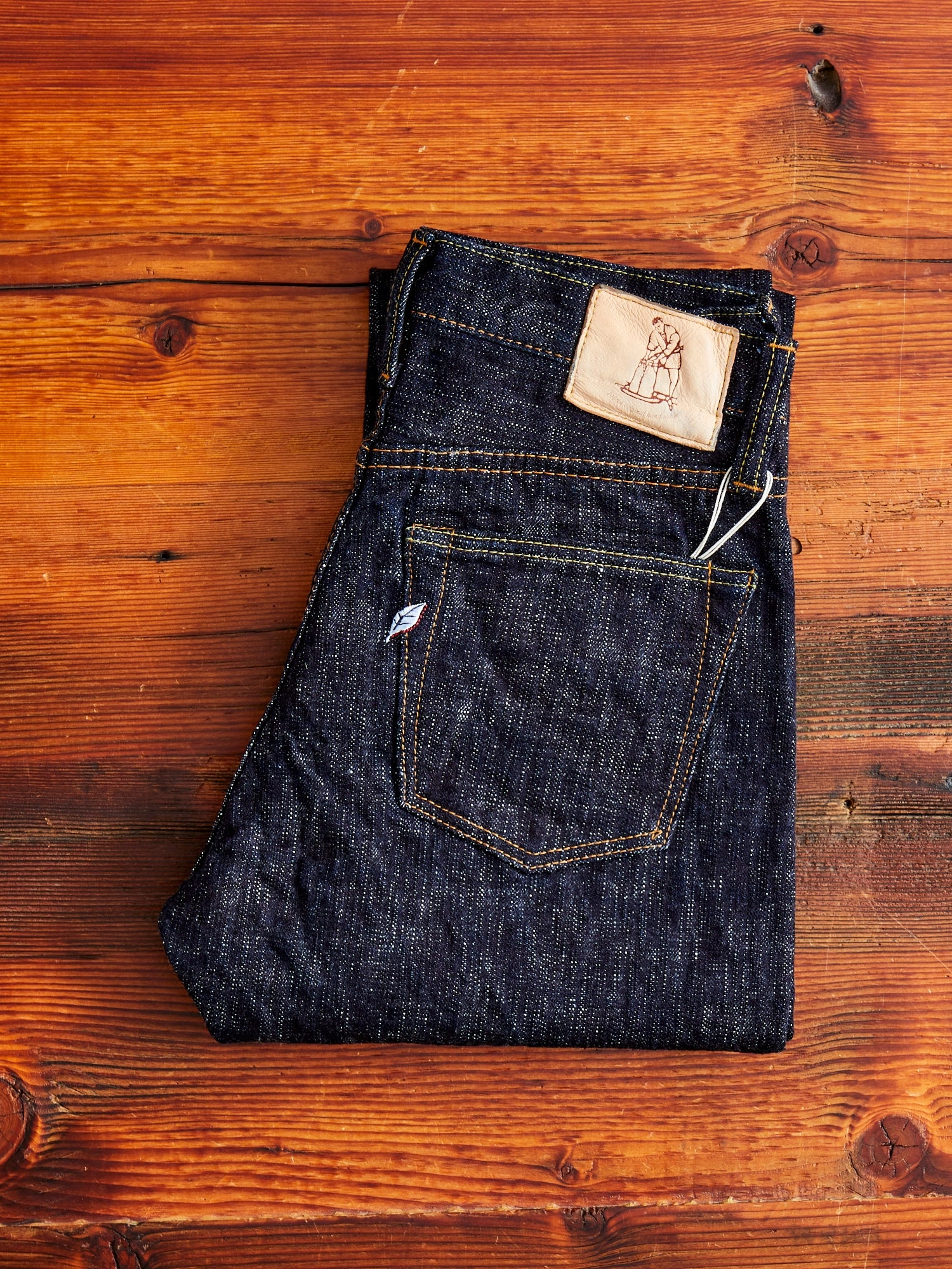 WSB-019 Double Slub 16oz Rinsed Selvedge Denim - Relaxed Tapered Fit