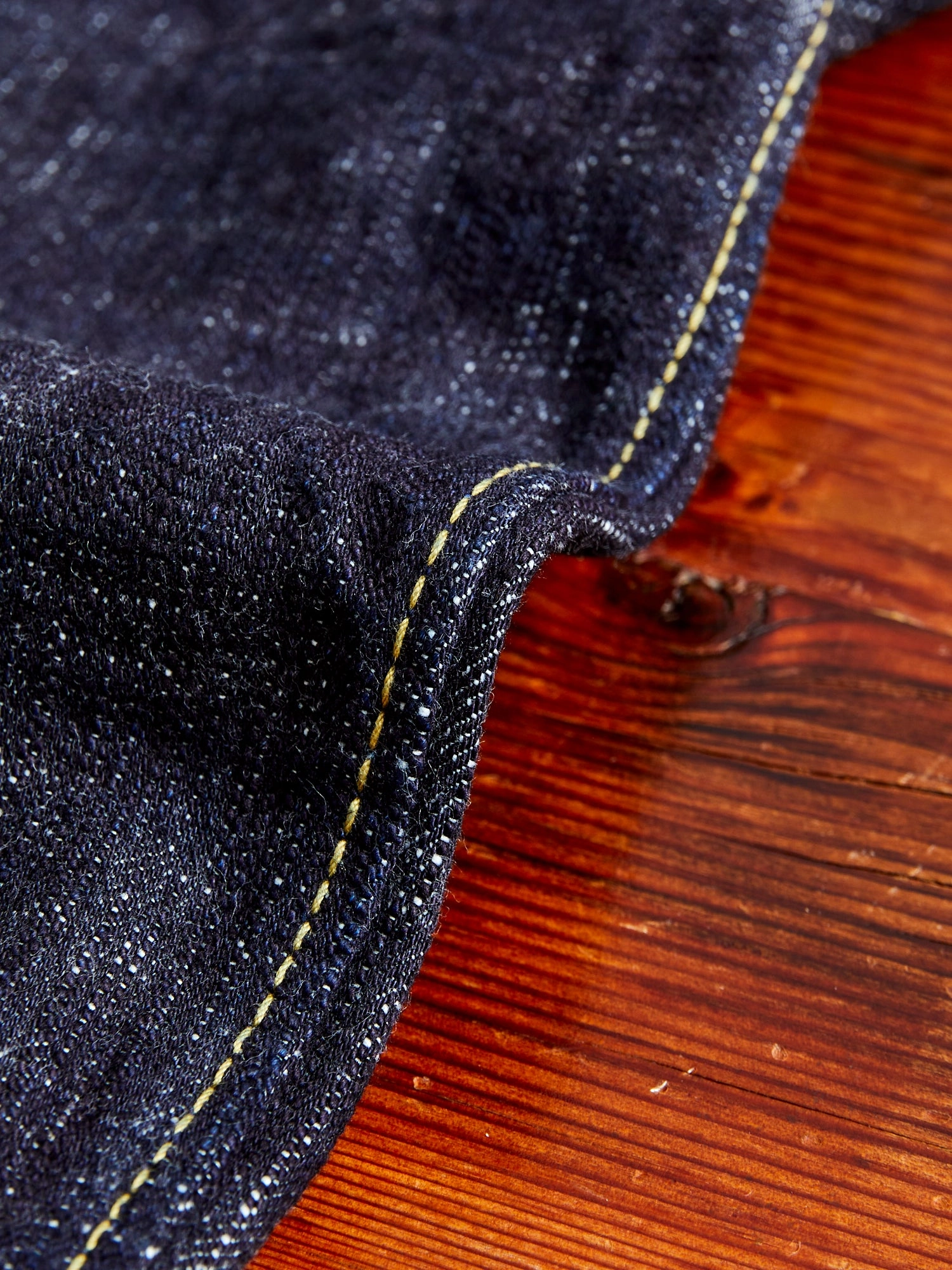 WSB-019 Double Slub 16oz Rinsed Selvedge Denim - Relaxed Tapered Fit