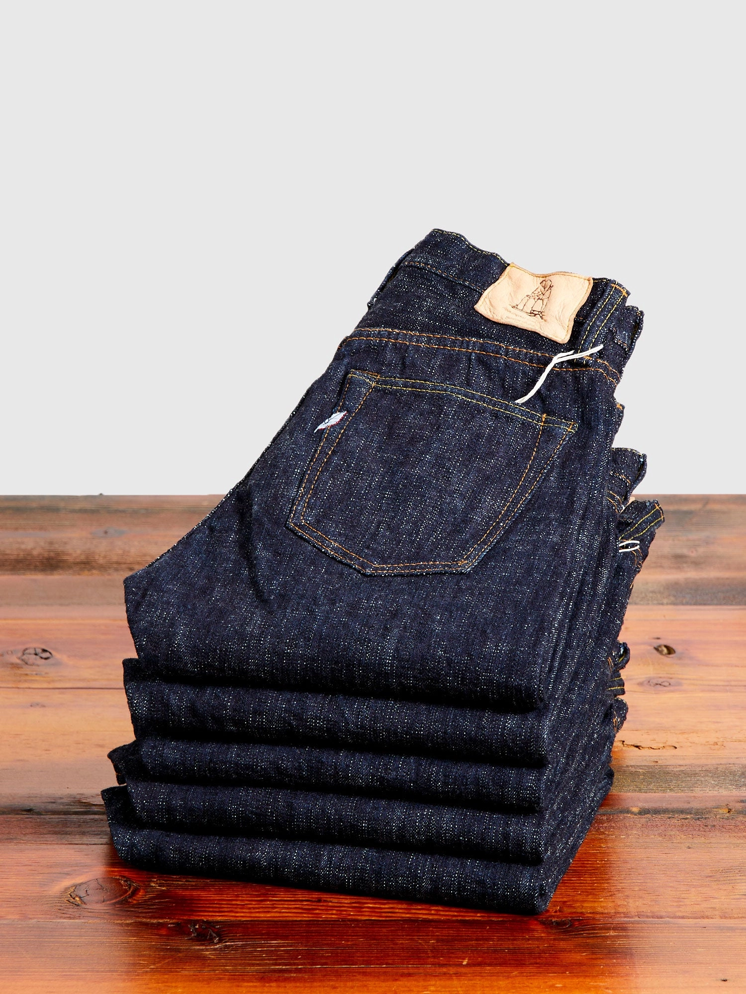 WSB-019 Double Slub 16oz Rinsed Selvedge Denim - Relaxed Tapered Fit