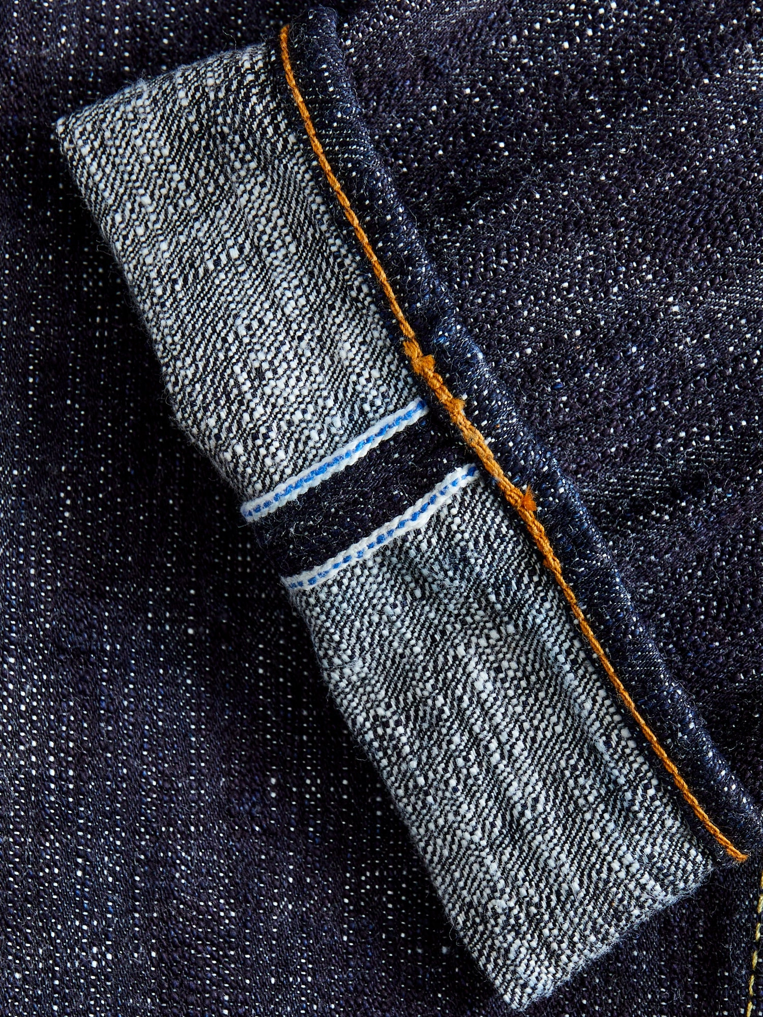 WSB-019 Double Slub 16oz Rinsed Selvedge Denim - Relaxed Tapered Fit