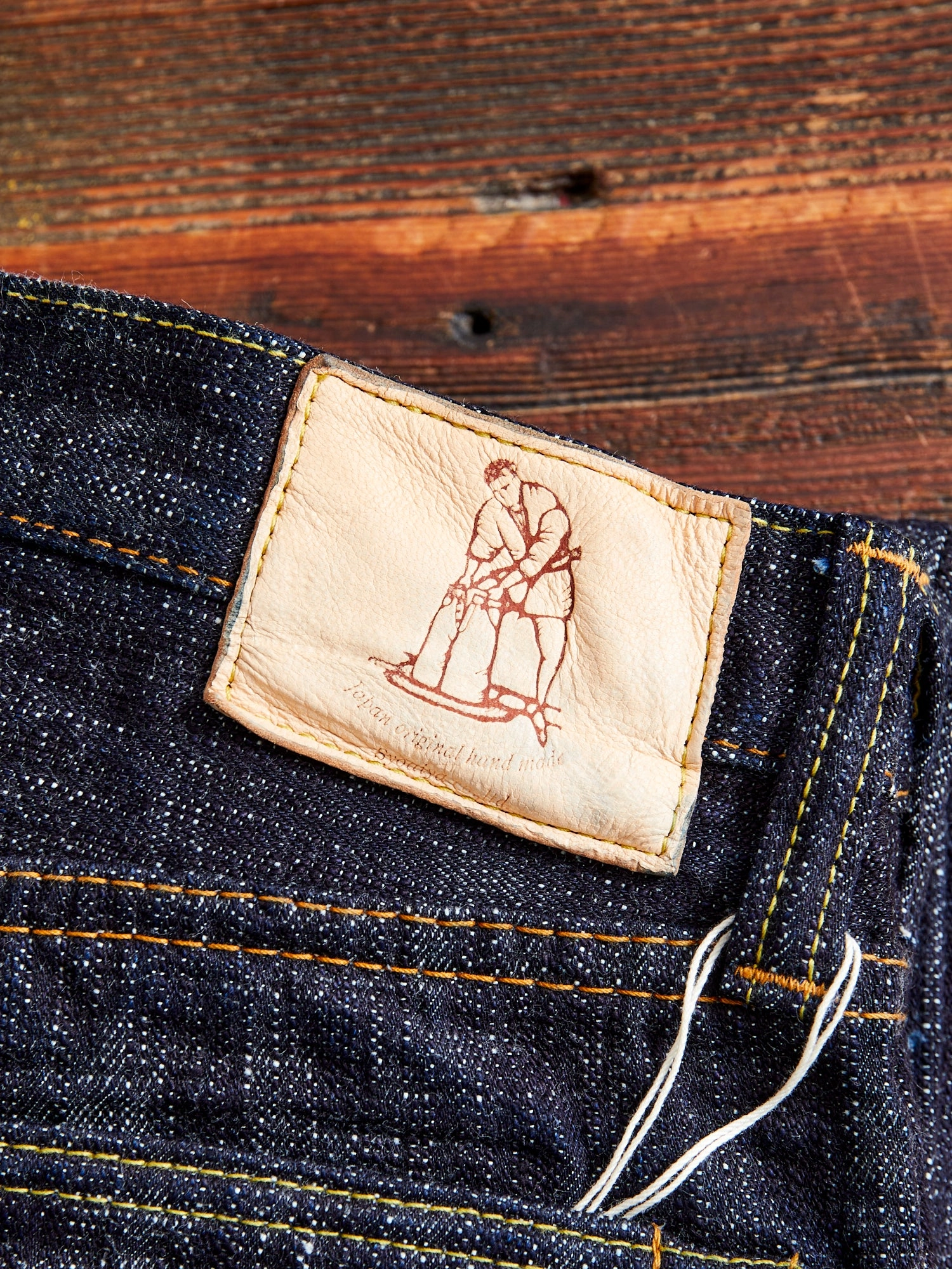 WSB-019 Double Slub 16oz Rinsed Selvedge Denim - Relaxed Tapered Fit