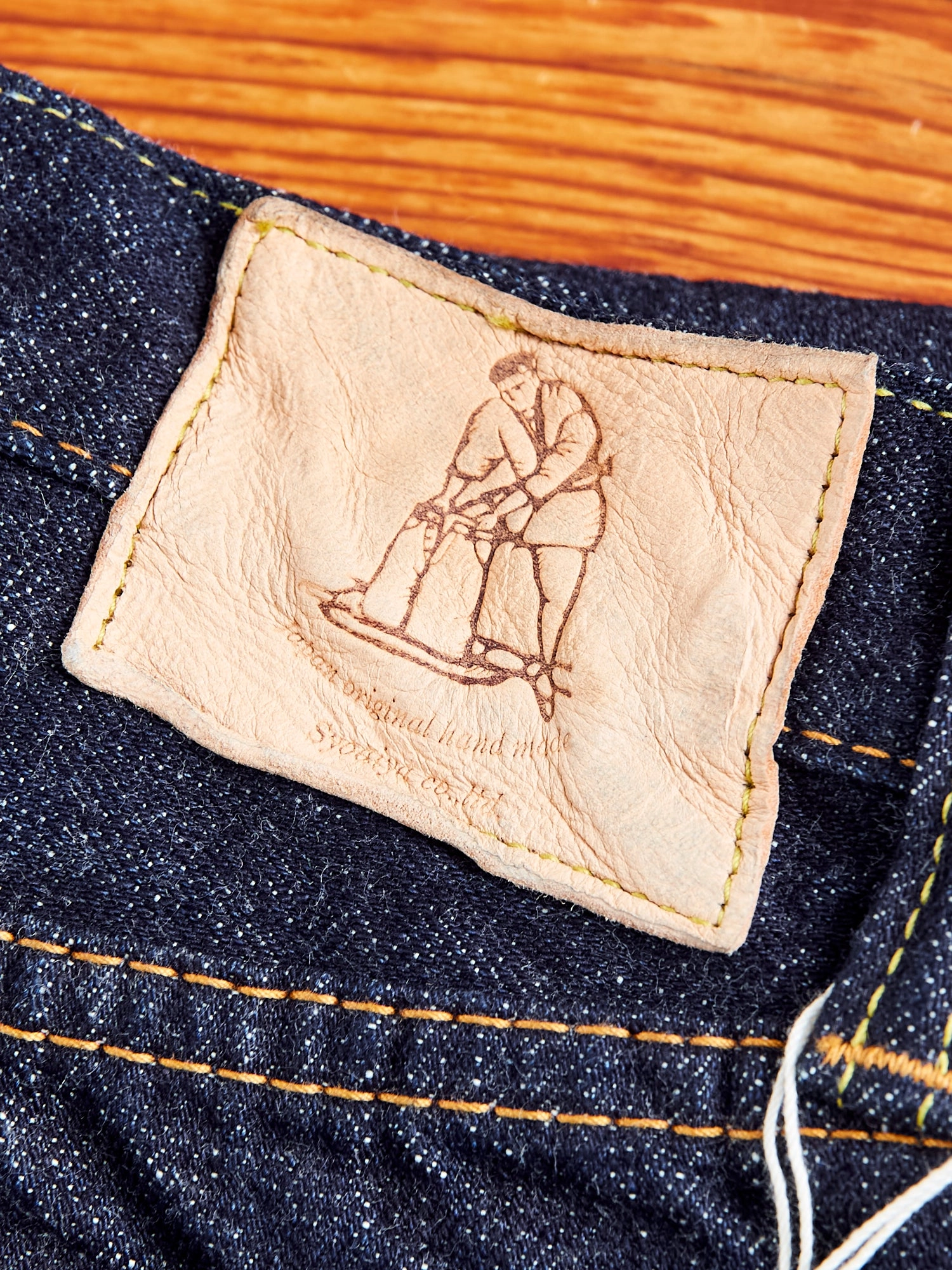 XX-005 14oz Rinsed Selvedge Denim - Slim Straight Fit