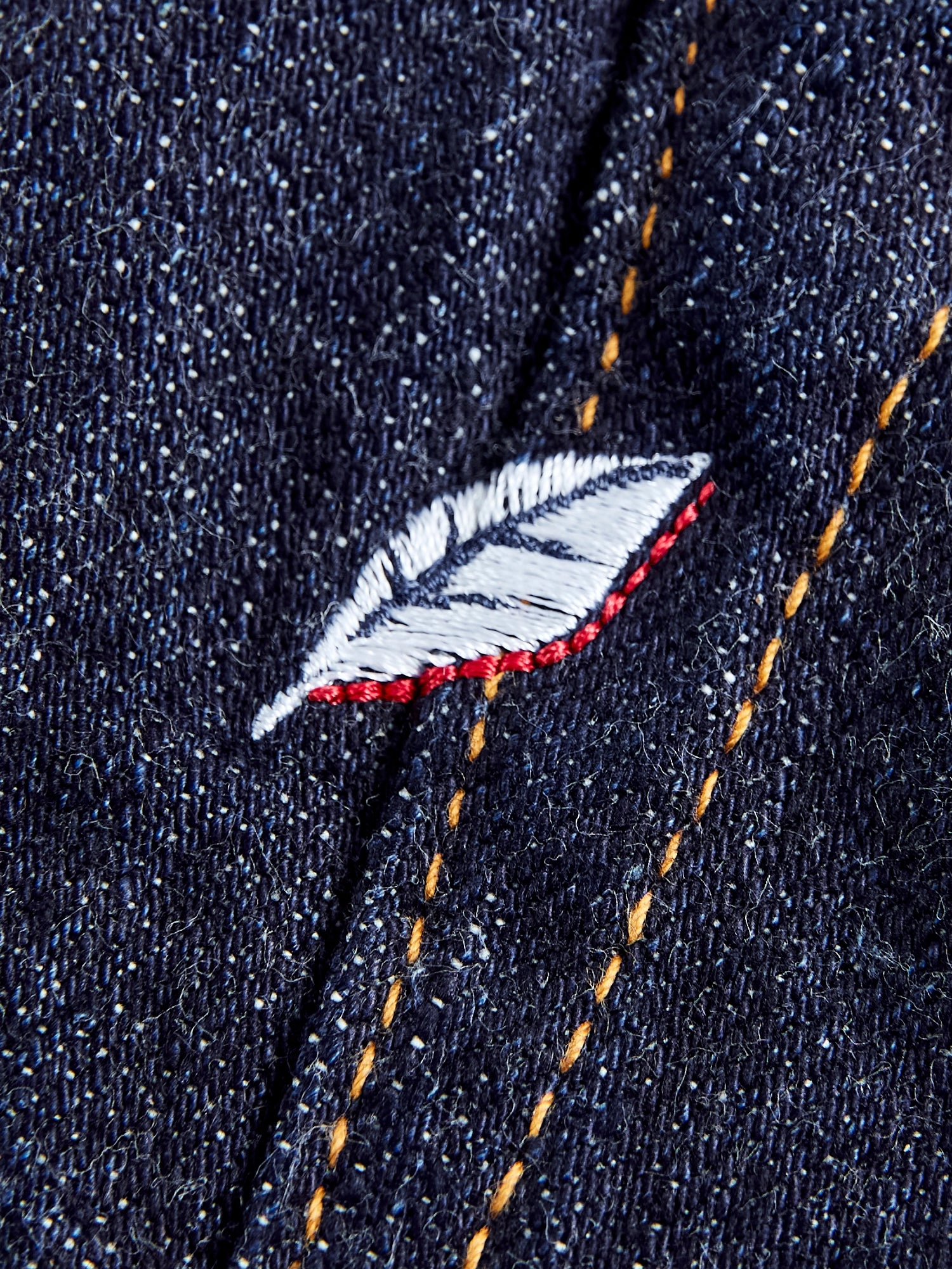 XX-005 14oz Rinsed Selvedge Denim - Slim Straight Fit