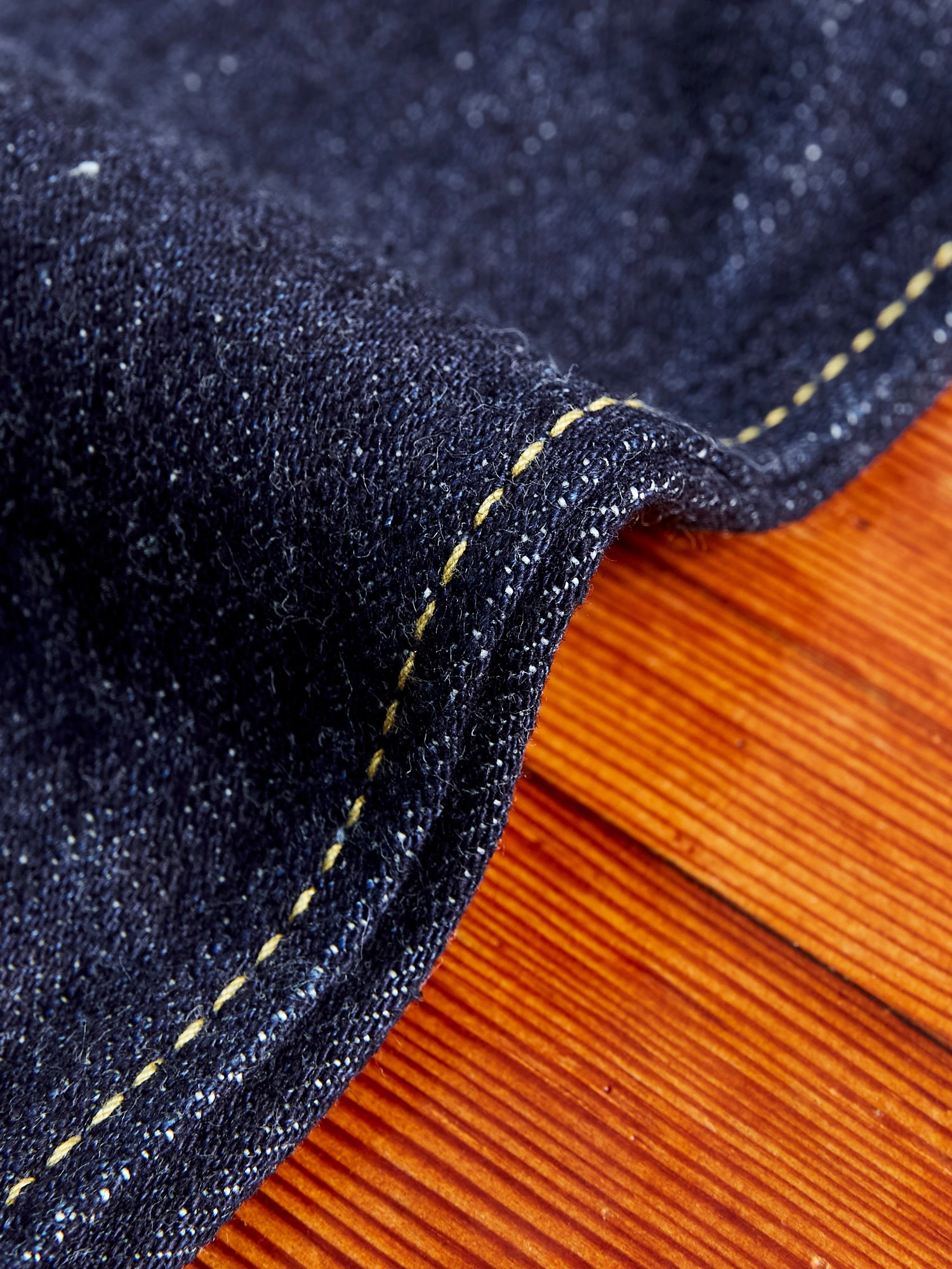 XX-005 14oz Rinsed Selvedge Denim - Slim Straight Fit